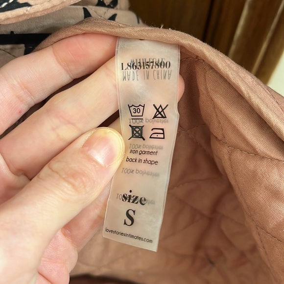 NWT Love Stories Susie Star print Quilted Dressing Gown - Picture 12 of 13